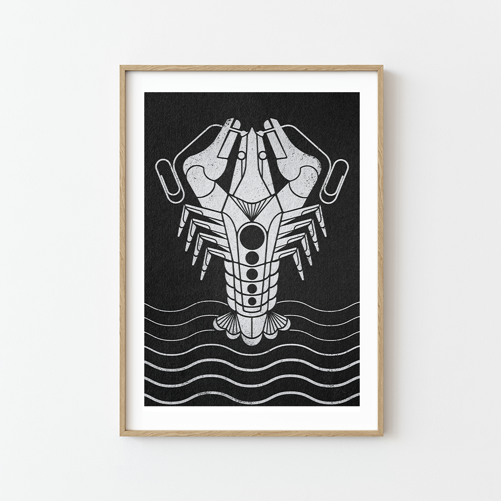Balaton print 006 I Spiny-Cheek Crayfish