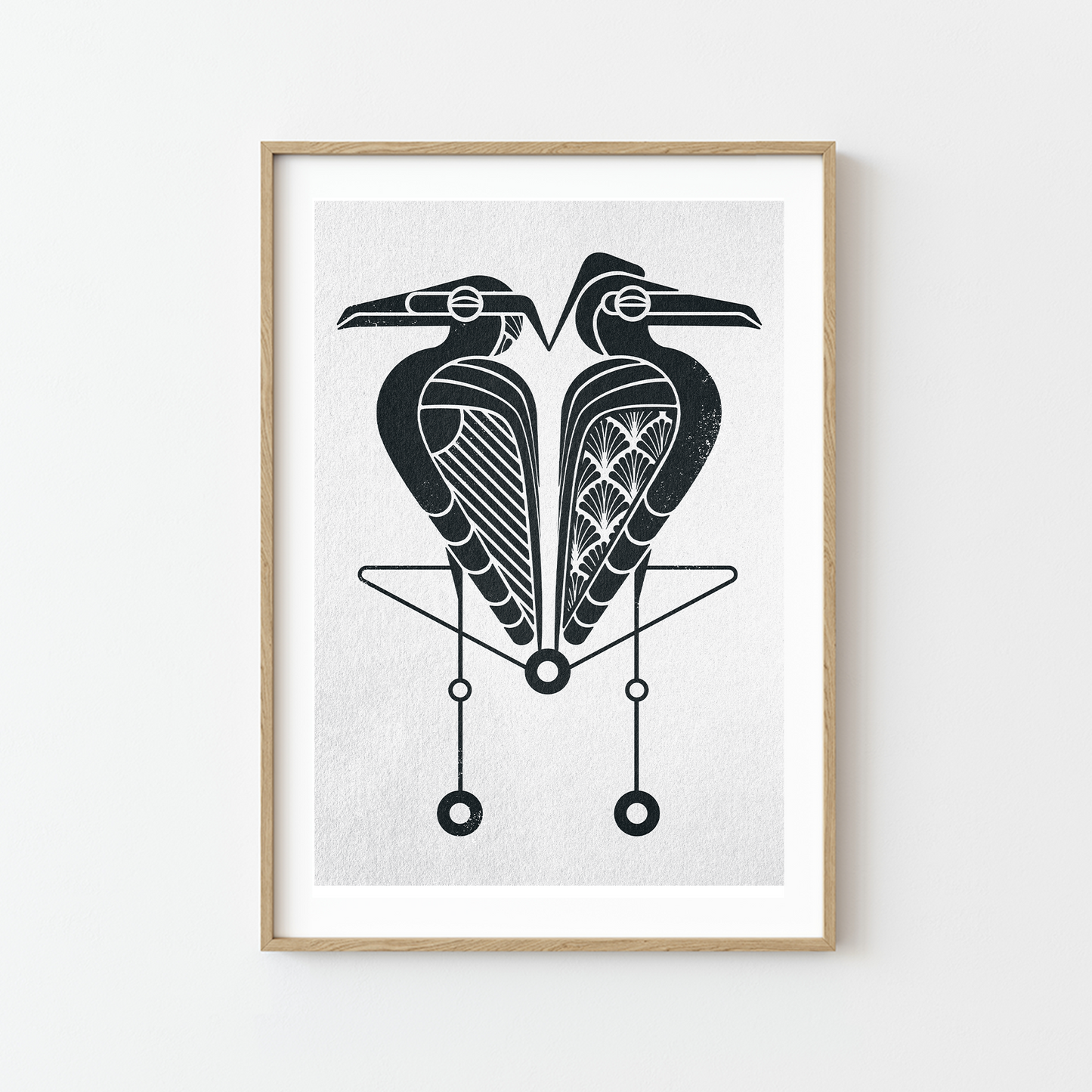 Balaton print 004 I Grey Heron