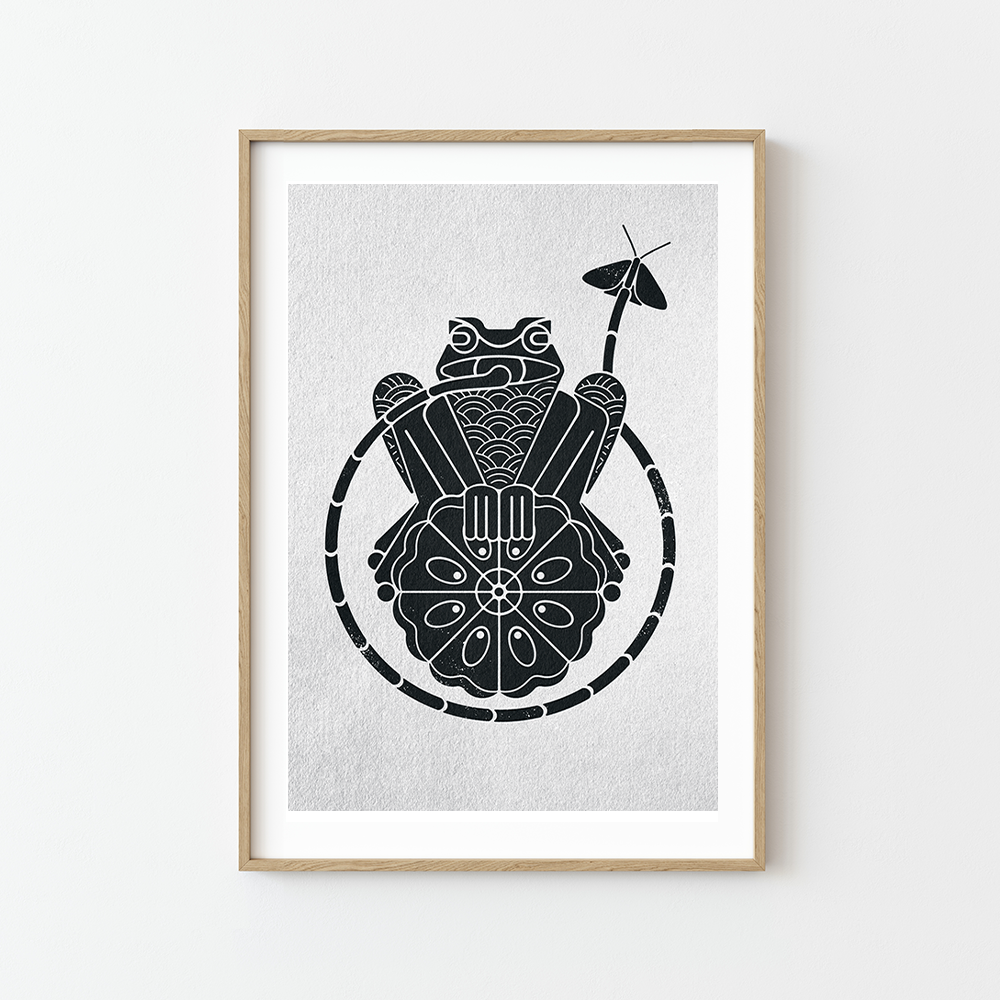 Balaton print 005 I Frog