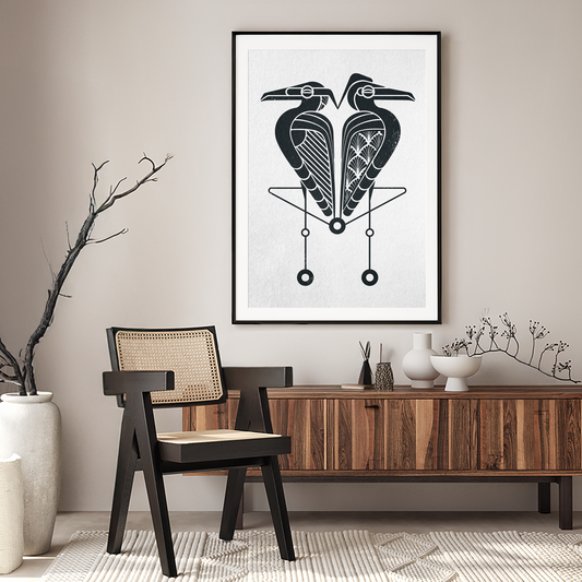 Balaton print 004 I Grey Heron